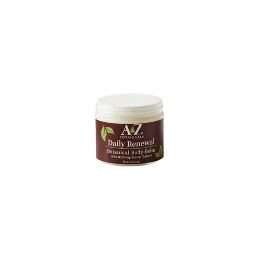 Daily Renewal Botanical Body Balm jar on a white background