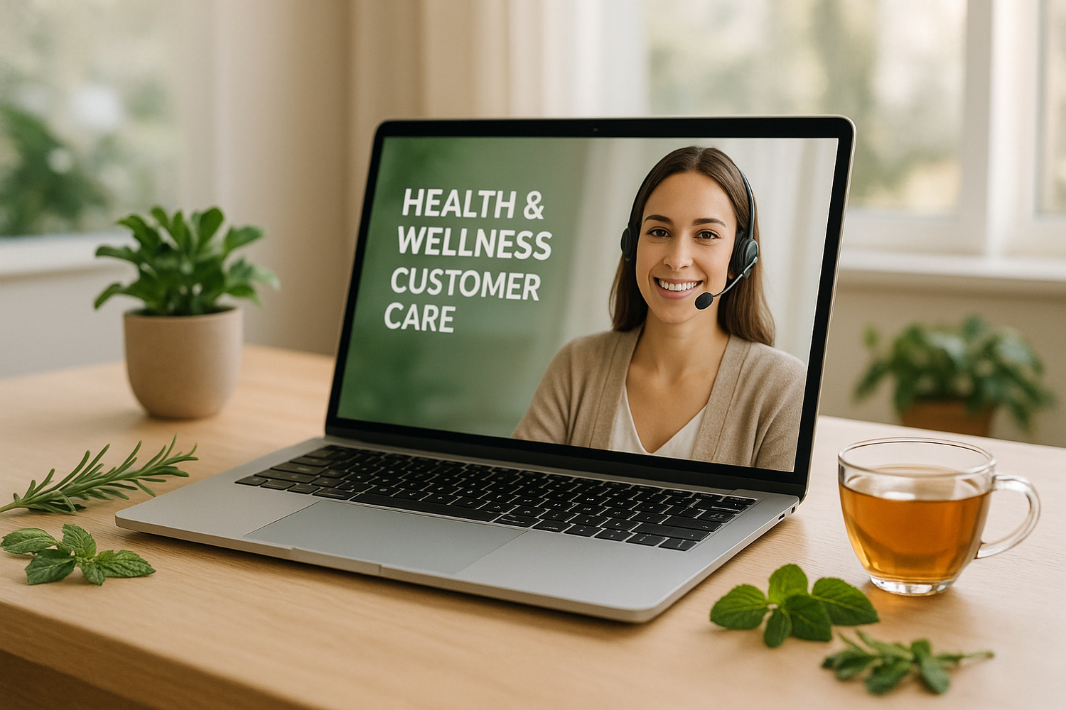 real image with laptop